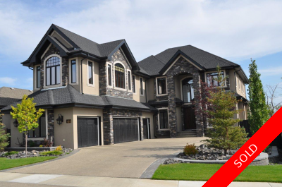 Hodgson House for sale: Estates of Whitemud Ridge 5 bedroom 4,700 sq.ft. (Listed 2012-03-26)